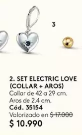 Set Electric Love (Collar + Aros)