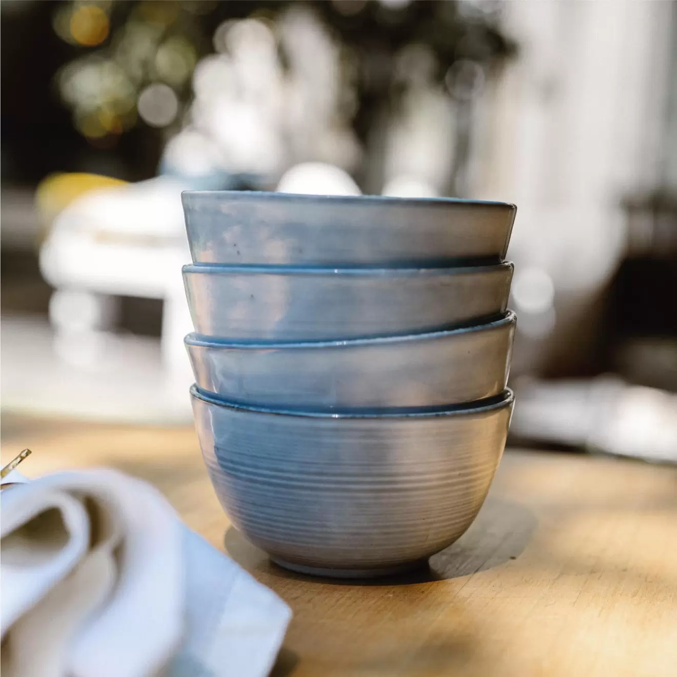 Set 4 Bowls Cerámica 8,5 cm Amalfi