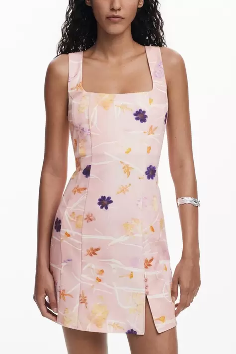 Vestido corto tirantes
