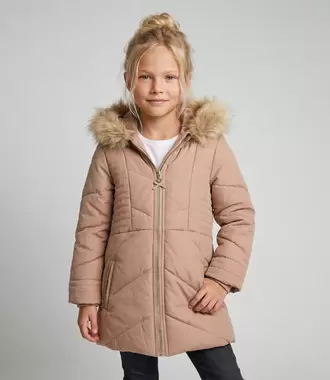 Parka niña larga
