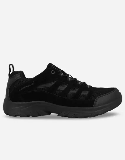 Zapatilla Outdoor Hombre Waterproof Cuero Praz Negro