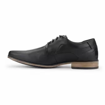 Zapato Hombre 6067 Derby Negro Matte Casual