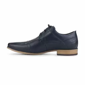 Zapato Hombre 6065 Derby Azul Marino Casual