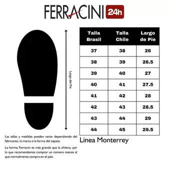 Zapato Hombre 3618 Monterrey Café Casual