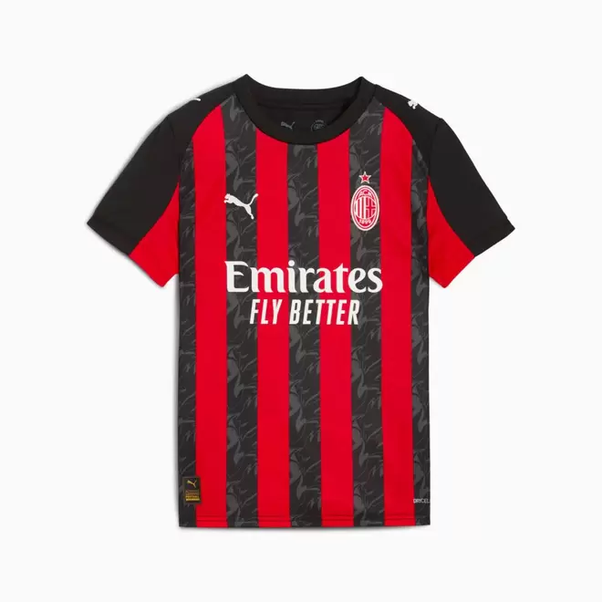 camiseta puma ac milán local 25-26 niño