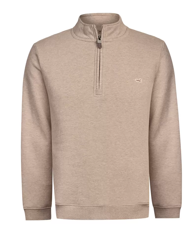 Polerón Algodón Orgánico Hombre Trenzo Beige