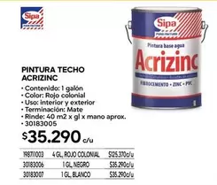 Sipa - Pintura Techo