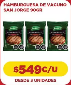San Jorge - Hamburguesa De Vacuno