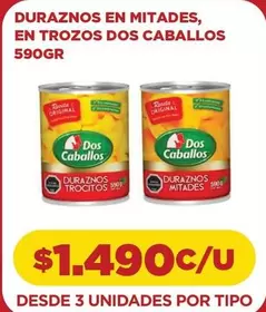 Dos Caballos - Duraznos En Mitades, En Trozos