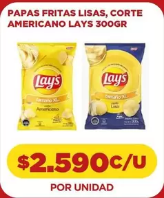 Lay's - Papas Fritas Lisas, Corte Americano