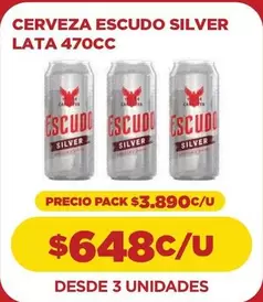 Escudo - Cerveza Silver