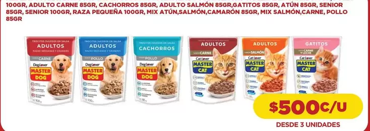 Cat - Adulto Carne Si8or, Cachorros Sasra, Adulto Salmon, Sasra, Atún Salmon, Cabrican