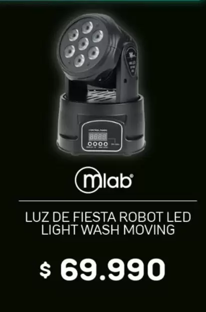 Fiesta - Luz De Robot Led Light Wash Moving