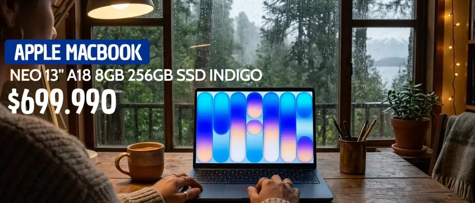 Apple - Macbook Neo 13" A18 8gb 256gb Ssd Indigo