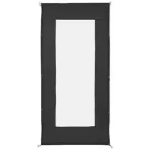 Cierre de terraza PVC 150 x 250 cm negro