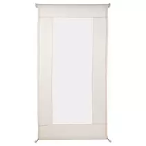 Cierre de terraza PVC 220 x 250 cm ivory