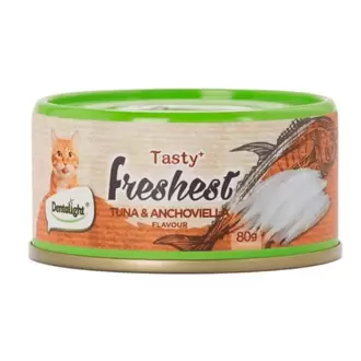 Comida húmeda gato Dentalight Lata Atún y Anchoas x 80g DESCUENTO