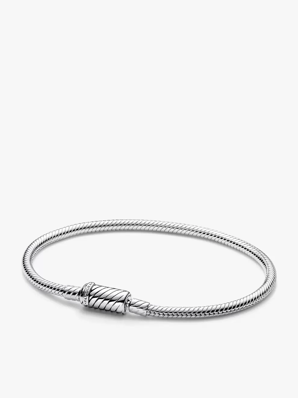 Brazalete de cadena de serpiente con broche magnético de fácil cierre