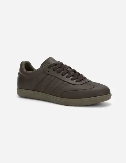 Zapatilla Urbana Hombre Cuero Janeiro Café