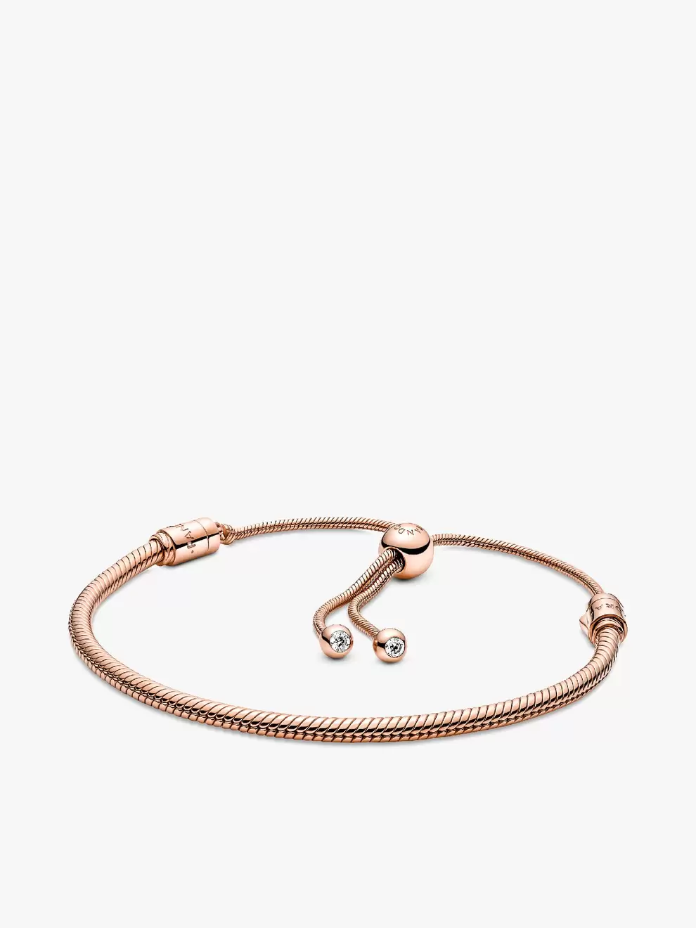 Brazalete deslizante cadena de serpiente Pandora Moments