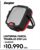 Energizer - Linterna Farol Trabajo 250 Lm