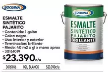 Soquina - Esmalte Sintetico Pajarito