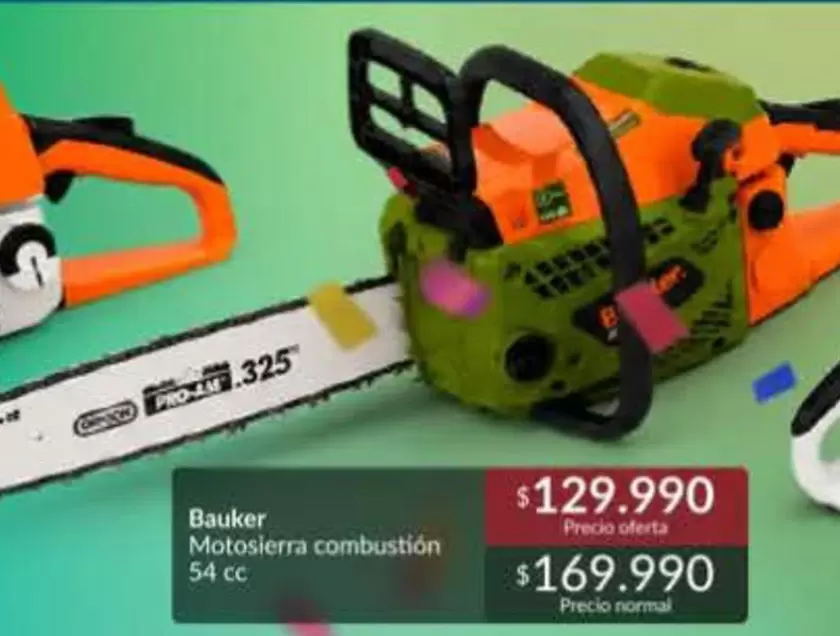 Bauker - Motosierra Combustió