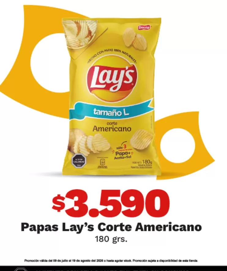 Lay's - Papas Corte Americano