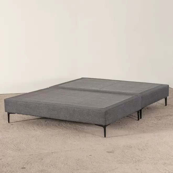 Base Europea 2 Plazas 150x200cm Gris
