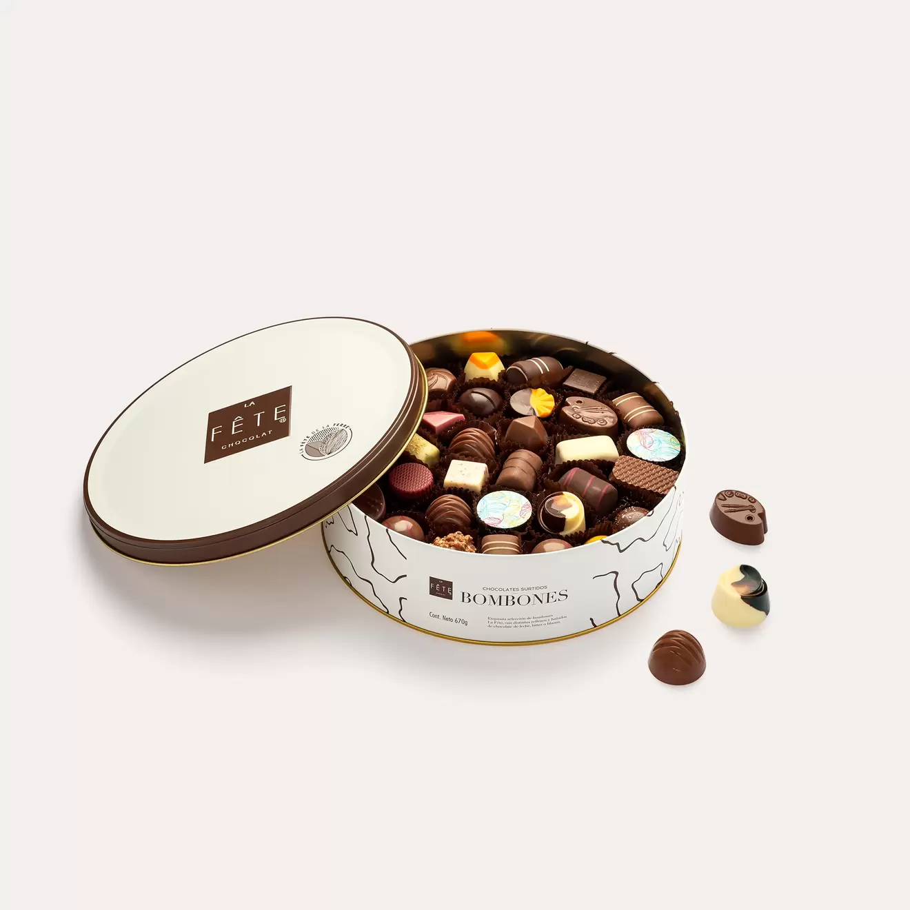 Bombones lata 670 g