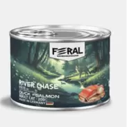 Pack 6 Feral Alimento Humedo Gato Adulto Pato y Salmon 200 gr
