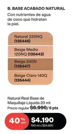 Base Acabado Natural