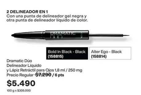 Duo - 2 Delineador En 1