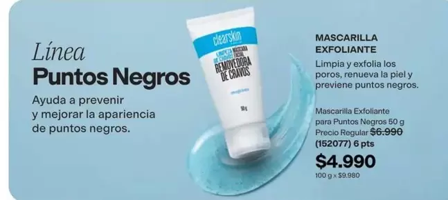 Clearskin - Mascarilla Exfoliante