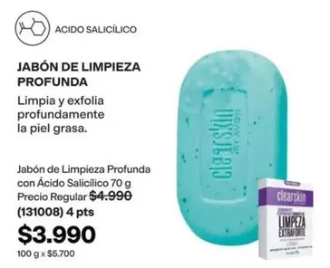 Clearskin - Jabón De Limpieza Profunda