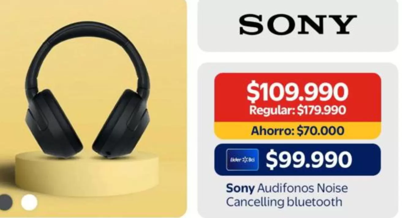 SONY - Audífonos Noise Cancelling Bluetooth