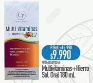 Natura - Multivitaminas+hierro Sol Oral