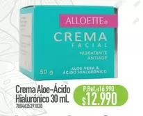 Crema Aloe-ácido Hialuronico