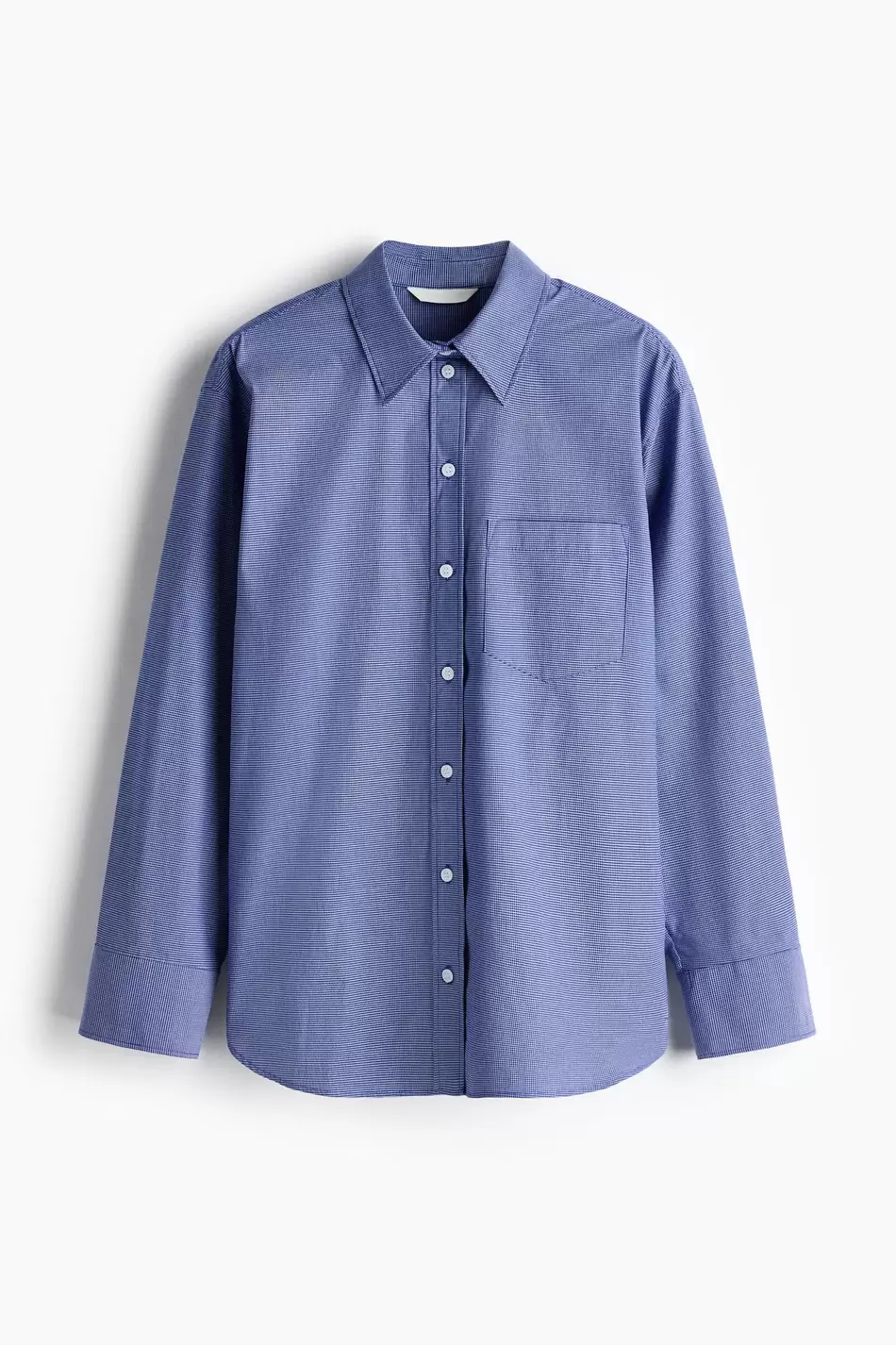Camisa oversize en popelina de algodón