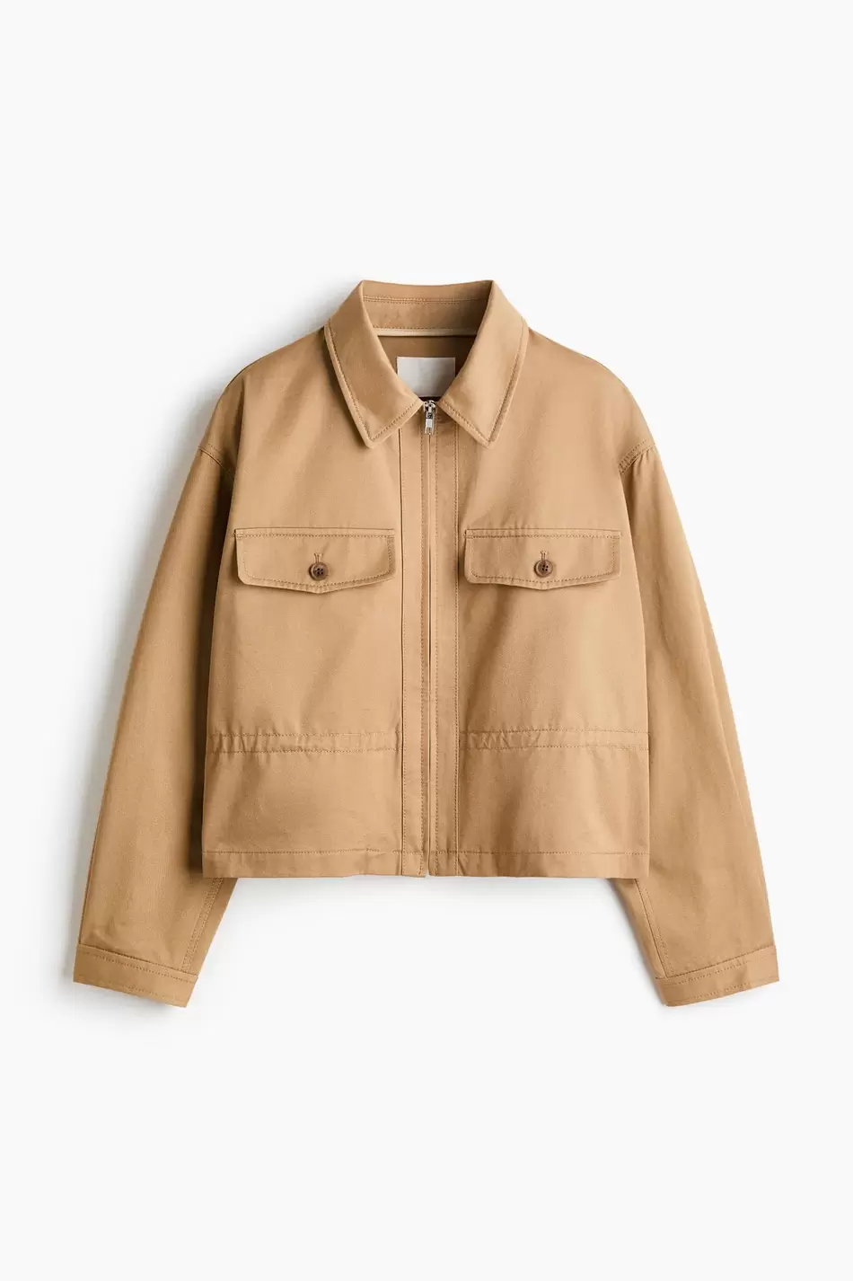 Chaqueta en sarga de algodón
