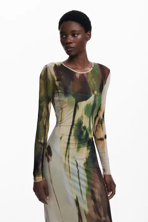 Vestido largo tul
