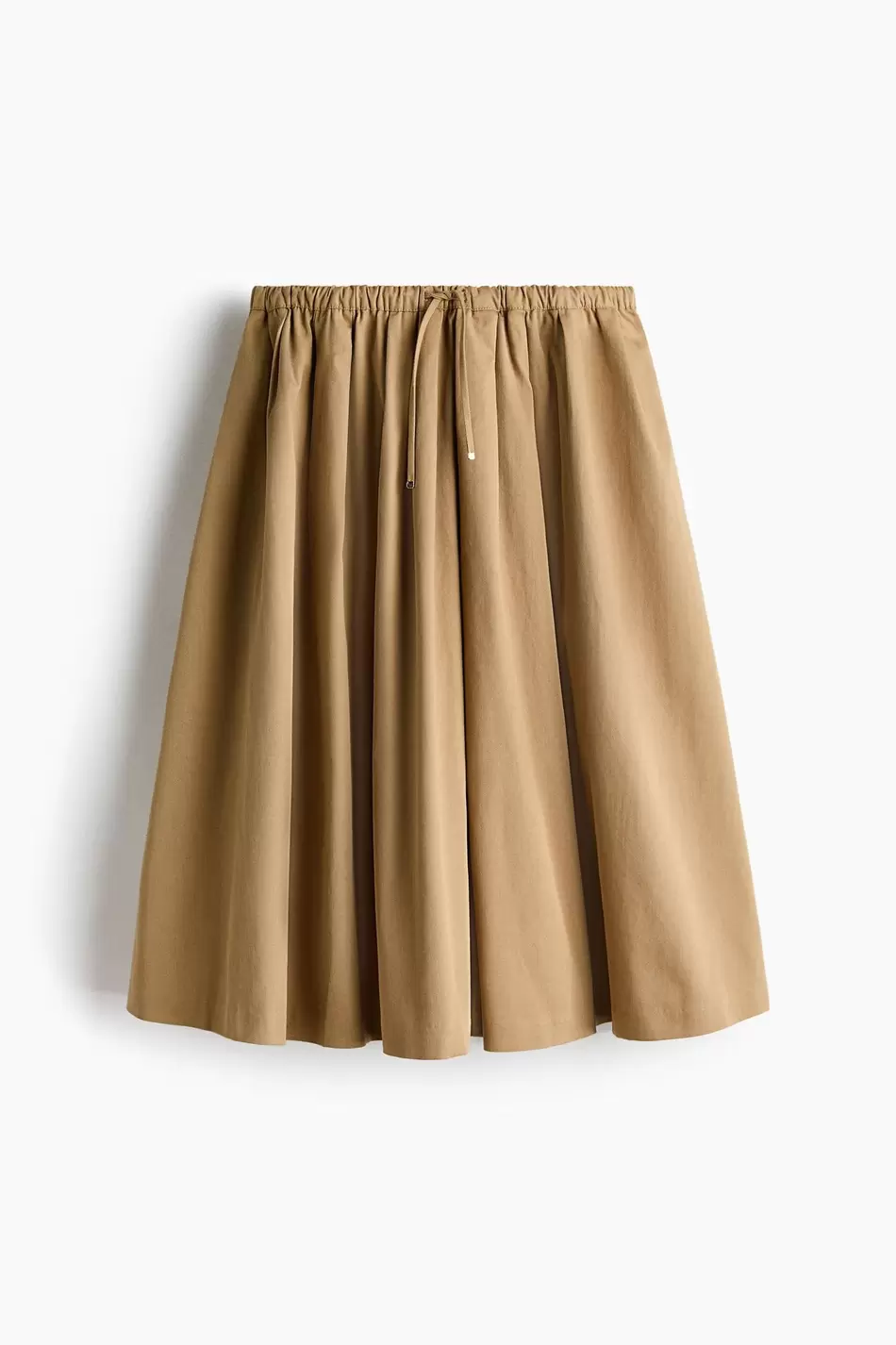 Falda plisada de sarga