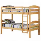 Camarote Desmontable 1 Plaza Natural fjäder