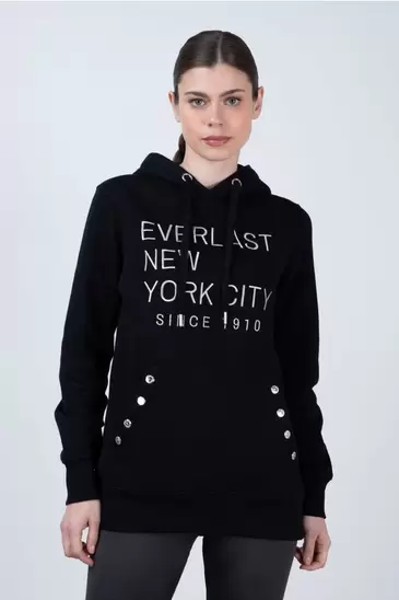Poleron Hood Strong Negro Everlast