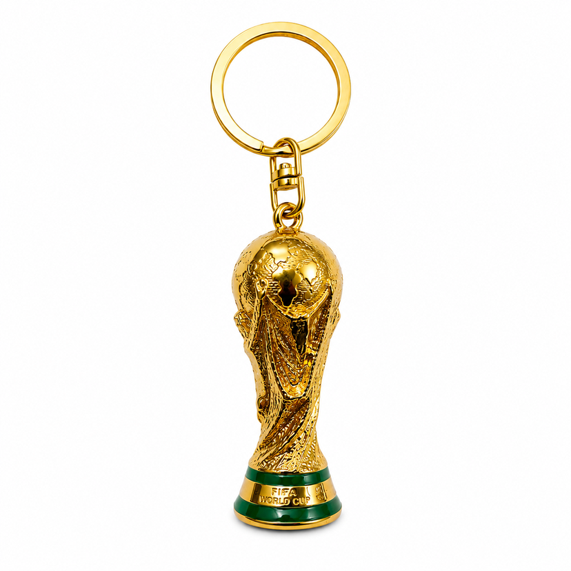 llavero metalico 3d copa del mundo fifa 4 cms milled