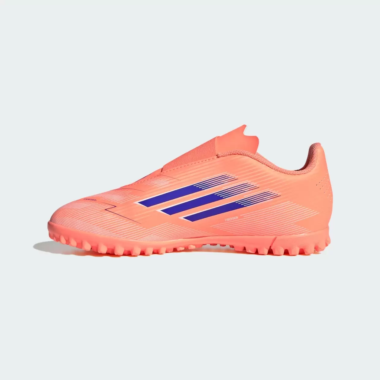 zapatilla de futbol adidas f50 club vel naranjo tf niño