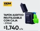 Safety - Tapon Auditivo Reutilizable Con Caja