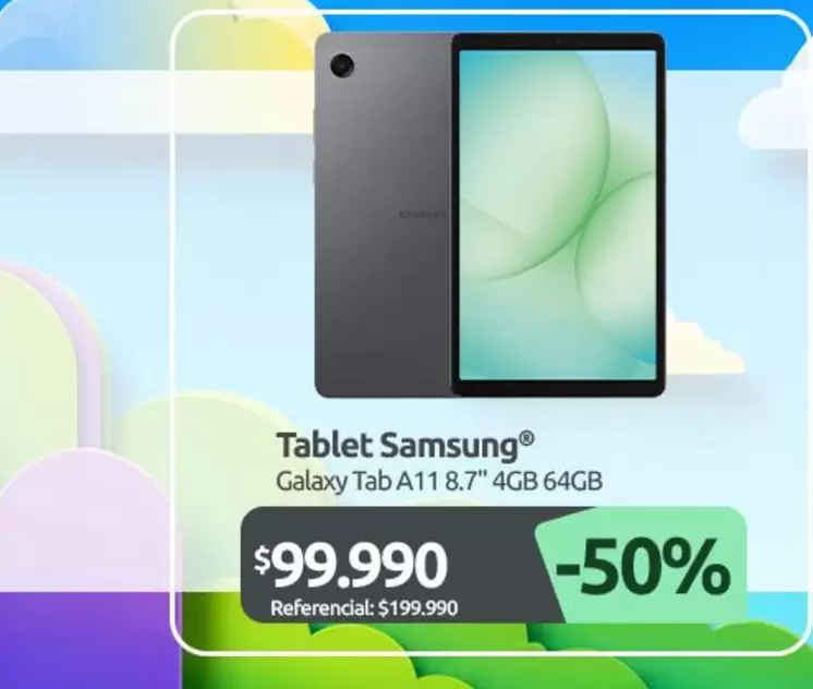 Samsung - Tablet Galaxy Tab A118.7" 4gb 64gb