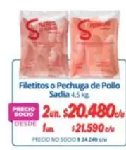 Sadia - Filetitos O Pechuga De Pollo