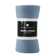 Manta Polar Térmico Chantilly 125x150 cm Azul Piedra